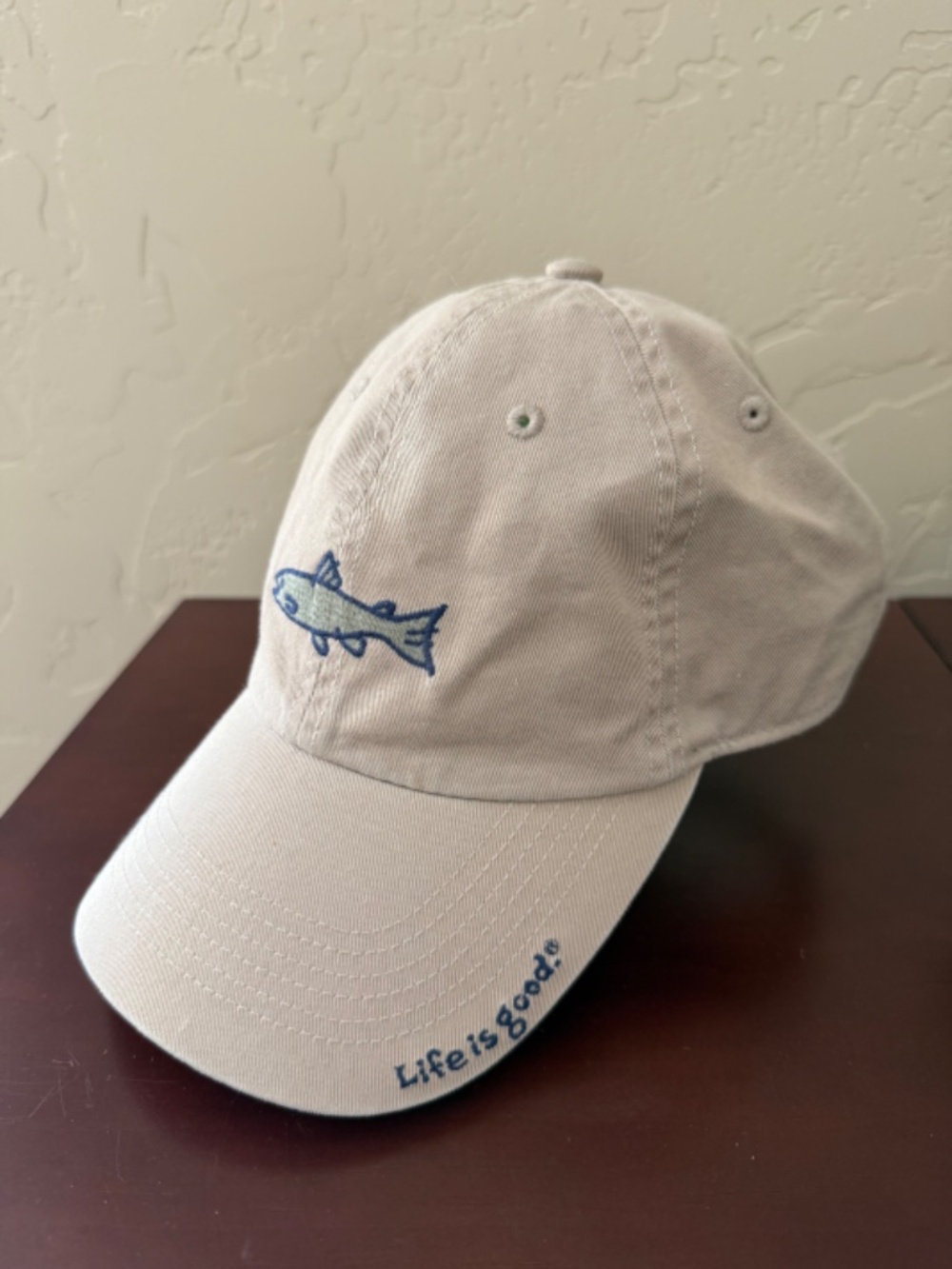 Vintage Unisex "Life is Good" Fish Hat/Cap
